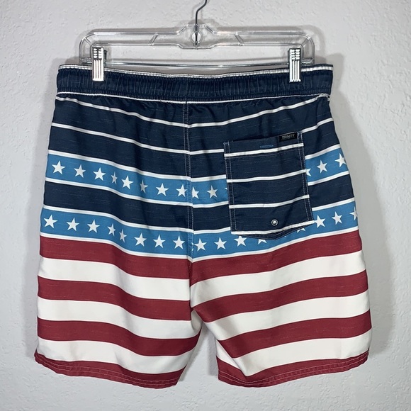 Trinity Collective American Flag Swim Trunks size Large - Picture 2 of 9
